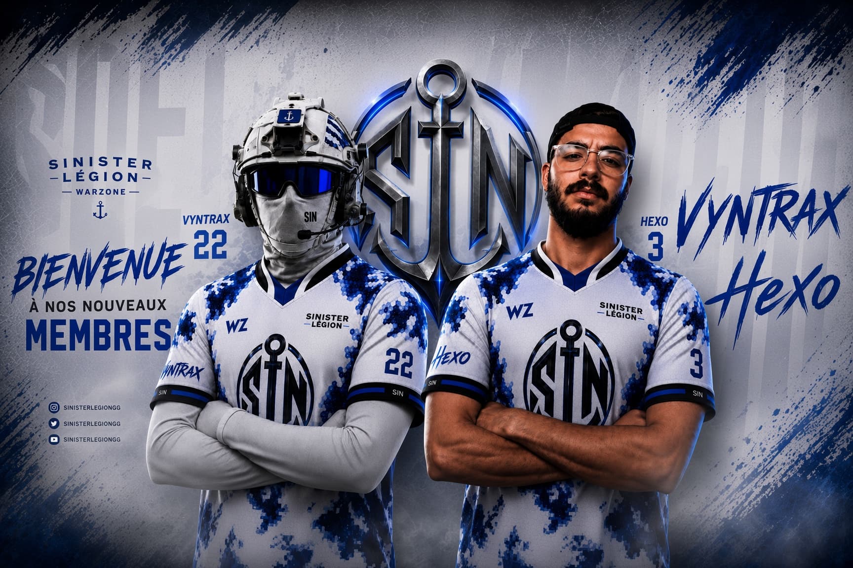 Bienvenue officiellement dans la Sinister Legion !